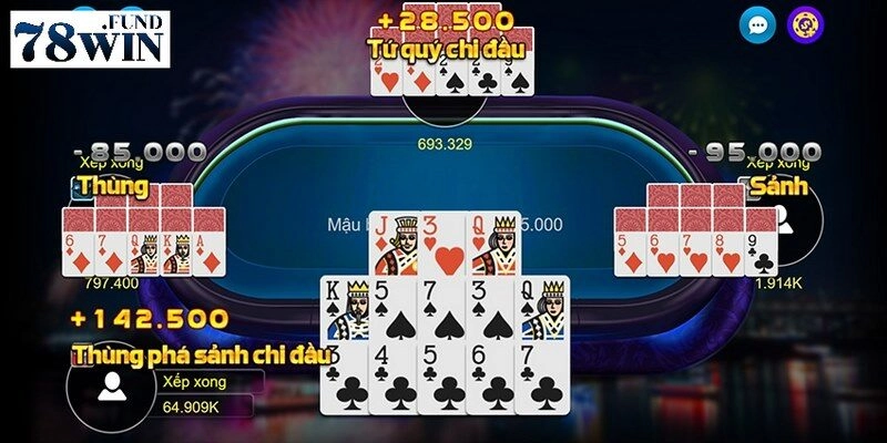 Hướng dẫn cách đánh bài Mậu Binh